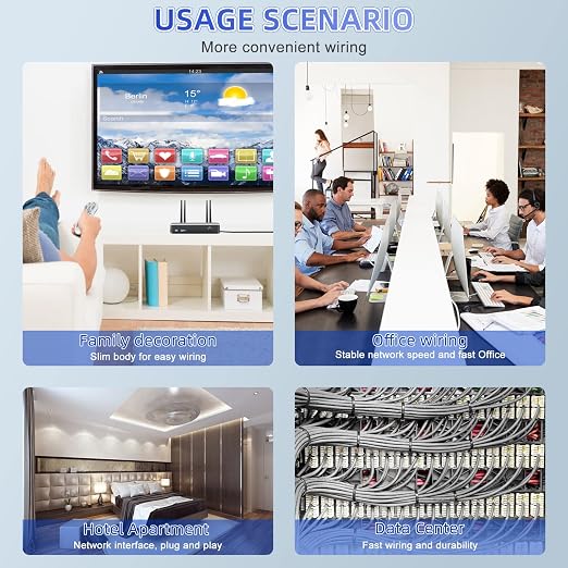 Cat 8 Ethernet Cable 80 ft, Heavy Duty High Speed Network Internet Cable - Image 5