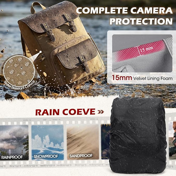 RAINSMORE Camera Bag Professional - Image 5