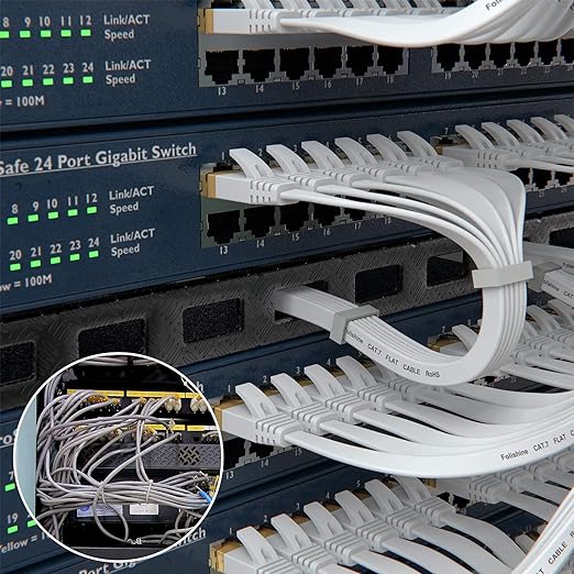 Folishine 60 ft Ethernet Cable, Cat 6e/Cat 6 Long Internet Cable - Image 6