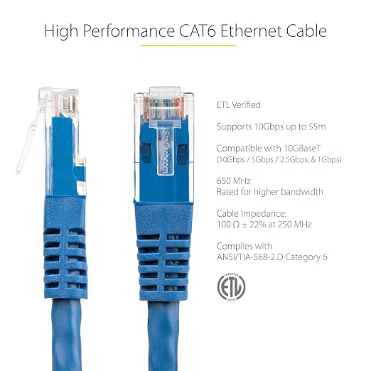 StarTech 100ft CAT6 Ethernet Cable - Image 2