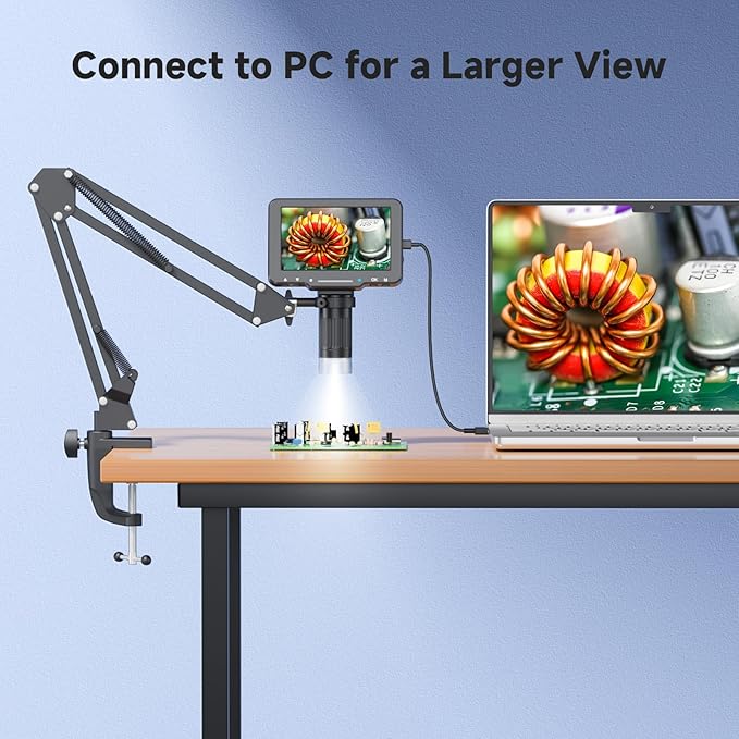 5" LCD Digital Soldering Microscope - Image 3