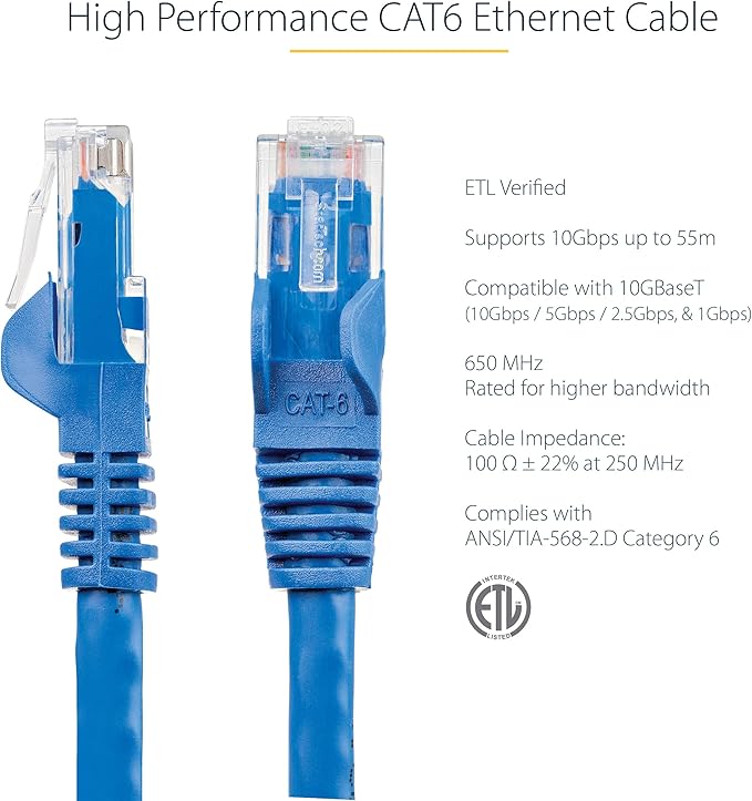 StarTech.com 5 ft. CAT6 Ethernet Cable - Image 2