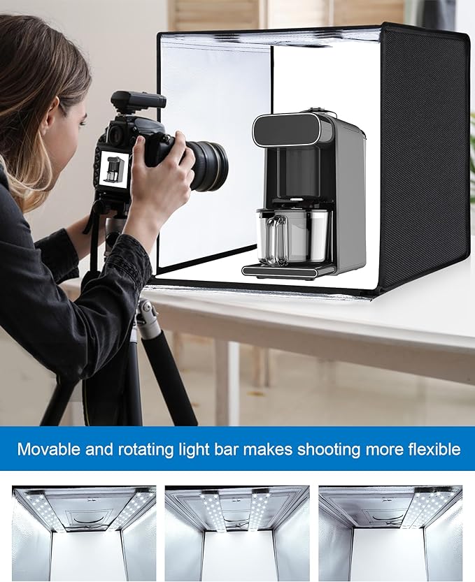 PULUZ Light Box Photography, 24x24 inch Large Photo Studio Light Box, - Image 5