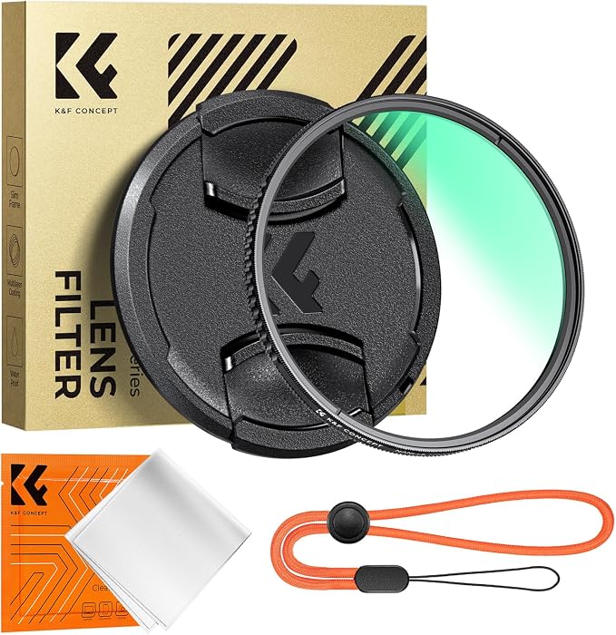 K&F CONCEPT 72mm Circular Polarizer Lens Filter by KFCONCEPT