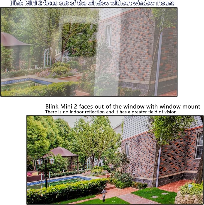 Teccle Window Mount for Blink Mini 2k / 2, Through Glass Use Blink Indoor Camera - Image 7