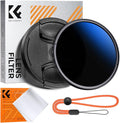 K&F CONCEPT 40.5mm Variable ND Camera Lens Filter ND2-ND400 + Lens Filter Cap + by KFCONCEPT