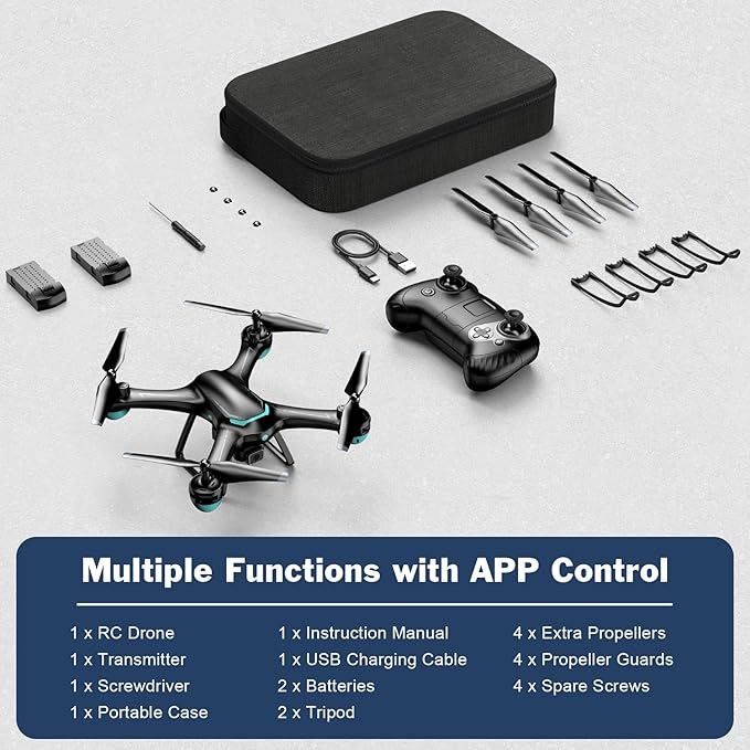 Drone with 1080P Camera, Remote Control Quadcopter with Gesture Selfie - Image 6