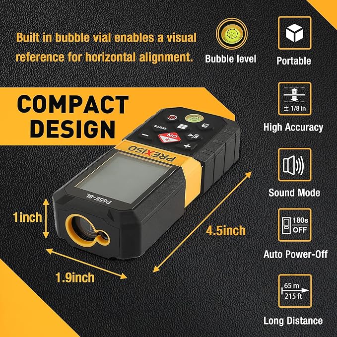 PREXISO 215Ft Laser Measure - Image 5