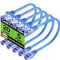 Cat6A Ethernet Cable Shielded 10Gbps 20 ft, Slim Shielded Ethernet Cable Cat 6 by Unknown