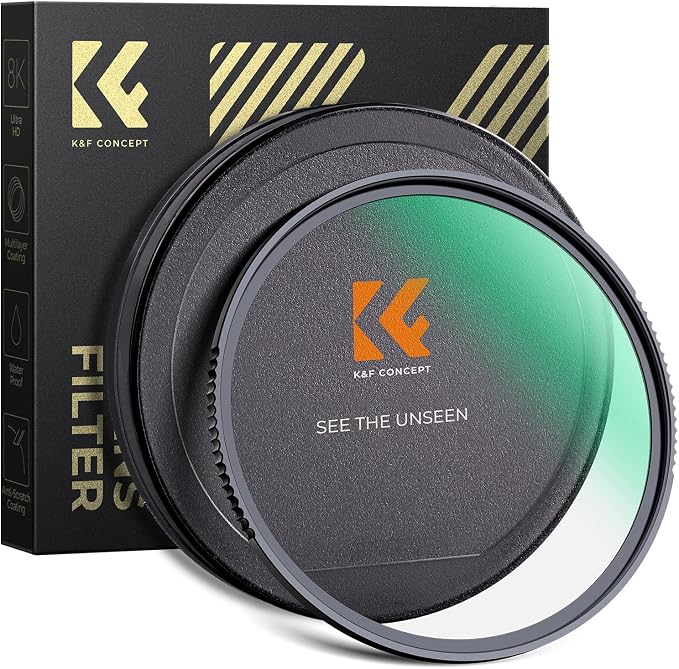 K&F CONCEPT 52mm MC UV Protection Filter Shockproof Tempered Optical Glass by KFCONCEPT
