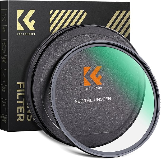 K&F CONCEPT 58mm MC UV Protection Filter Shockproof Tempered Optical Glass by KFCONCEPT