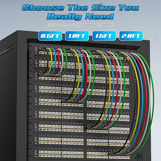 4 Feet Cat6 Patch Cables, Solid Pure Copper Patch Cord, Cat 6 Ethernet Cable - Image 6