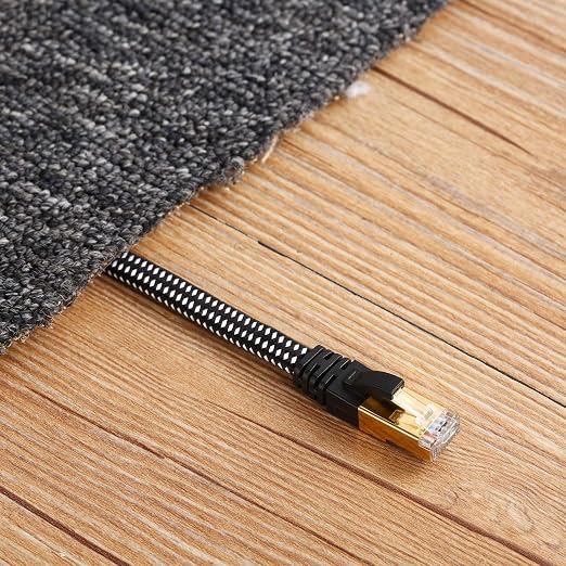 DanYee Cat 8 Ethernet Cable, Nylon Braided 6.5FT 2PACKS CAT8 High Speed - Image 4