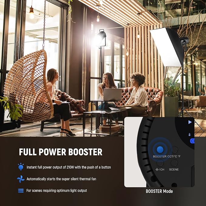 NEEWER CB200B 210W LED Video Light - Image 6