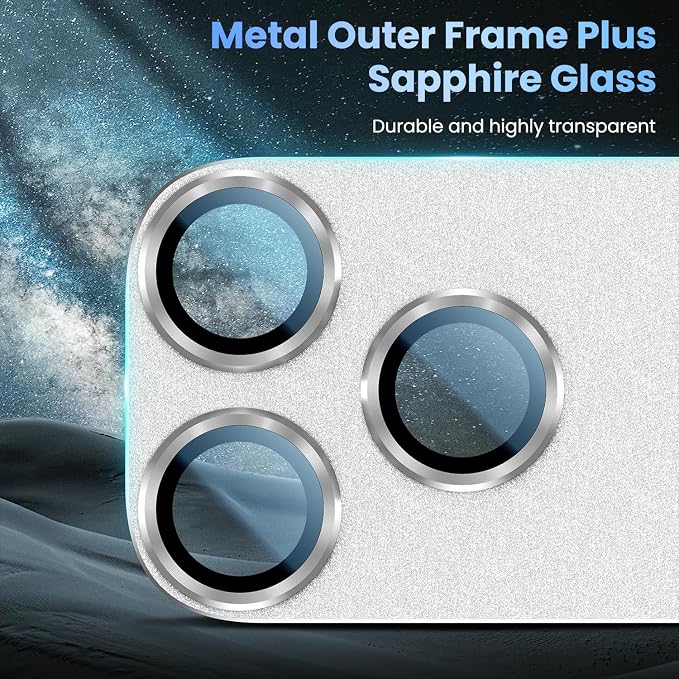 Uyiton Compatible with iPhone 17 Pro Max Camera Lens Protector - Image 5