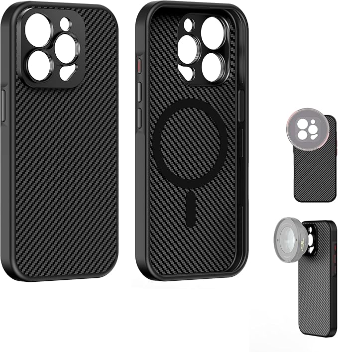 FREEWELL Pro Filmmaker Case for iPhone 15 Pro - 17mm Lens Slot & Magnetic by Freewell