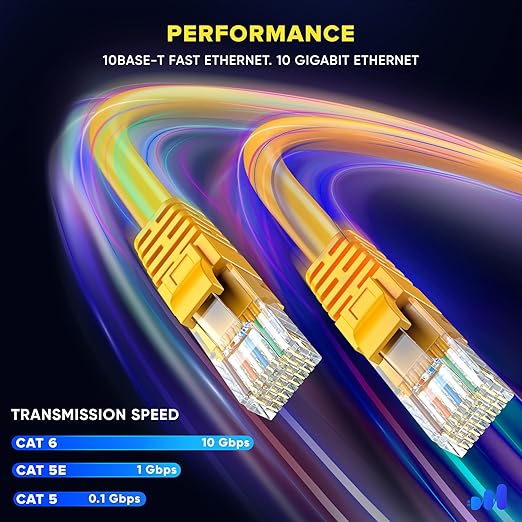 Maximm Cat 6 Ethernet Cable - 30 ft - High-Speed LAN - Image 4