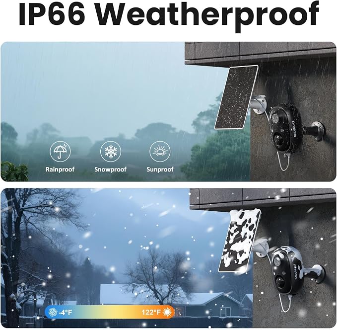 Security Cameras Wireless Outdoor, Free Cloud Storage, 2.4GHz WiFi Camera - Image 9