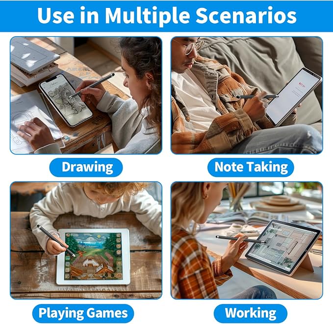 Stylus Pen for Touchscreen, 2-in-1 Stylus | High Sensitivity Precision Suitable - Image 7
