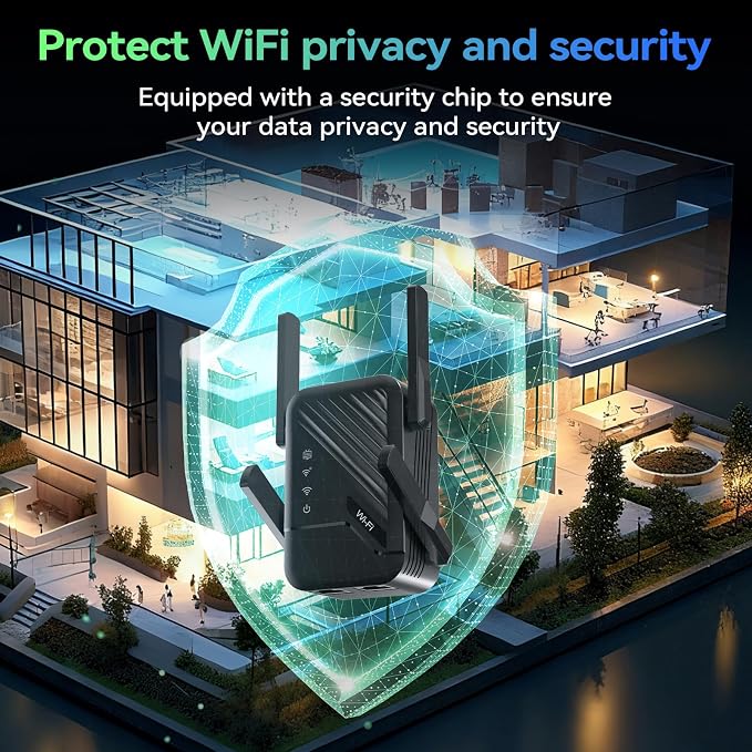 2026 New WiFi Extender Signal Booster, Covers Up to 13389 Sq.ft, Wireless - Image 2