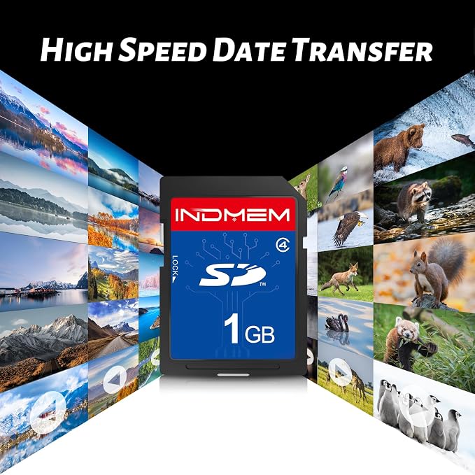 INDMEM SD Card 1GB, 6 Packs Class 4 1GB Flash Memory Card MLC Standard Secure - Image 6