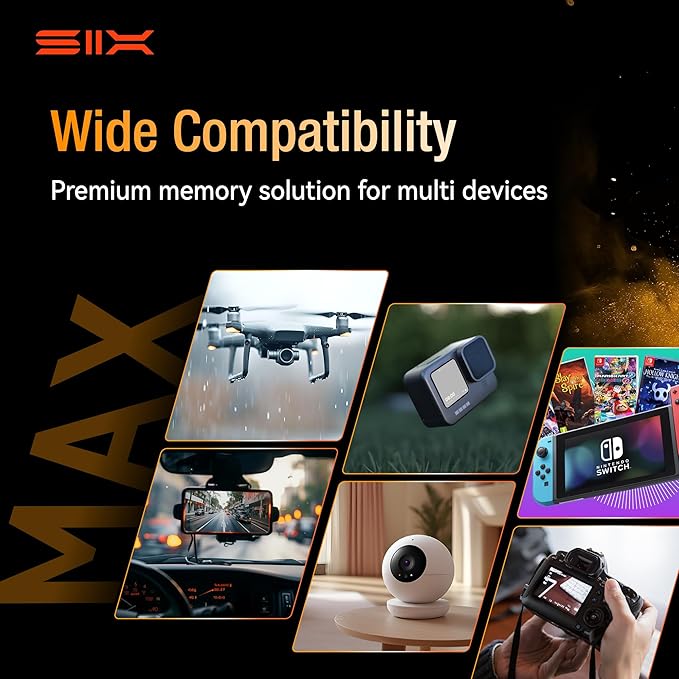 SIX M200 256GB Micro SD Card Read Up to 190MB/s - Image 6