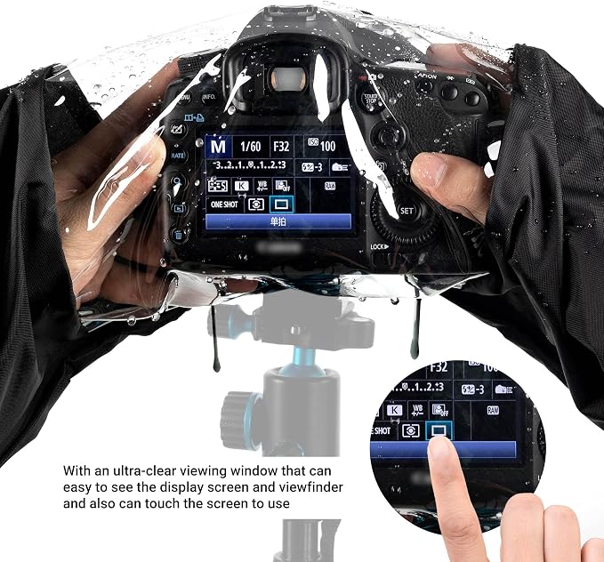 DSLR Mirrorless Camera Rain Cover Coat Sleeve Dust Proof - Image 2