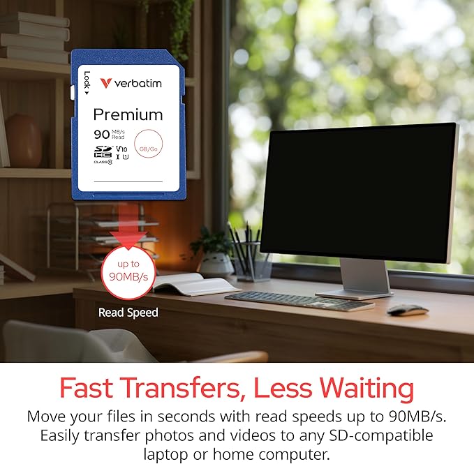 Verbatim 96171 4GB Premium SDHC Memory Card, UHS-I U1 Class 10 - Image 3