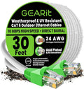GEARit Cat6 Outdoor Ethernet Cable CCA Copper Clad, Waterproof, Direct Burial by GEARit
