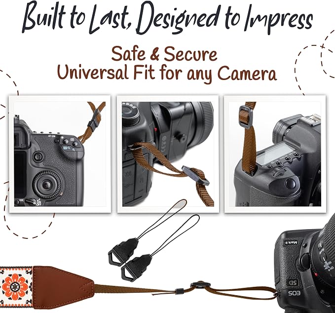Camera Strap for All DSLR and Mirrorless Camera Including Binoculars. Neck - Image 7