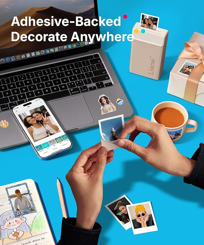 Liene Pearl N200 Pro Portable AI Photo Printer, Instant Mini Picture Printer - Image 4