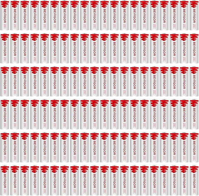 BEVIGOR Lithium AA Batteries, 120 Bulk Pack 1.5V High Performance Lithium by BEVIGOR