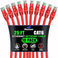 Maximm Cat 6 Ethernet Cable 25 ft by MaximmCable