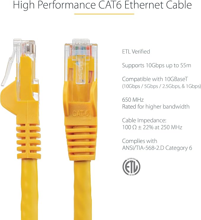 StarTech 25ft CAT6 Ethernet Cable - Image 2