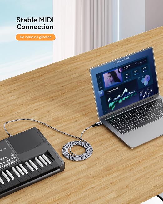 SNANSHI USB Printer Cable 6ft, Nylon Braided Printer Cable to USB Stable Wired - Image 9