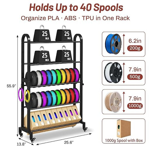 3D Printer Filament Storage Rack - Image 2