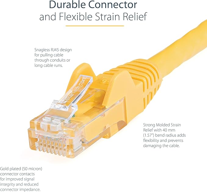 StarTech 4ft CAT6 Ethernet Cable - Image 3