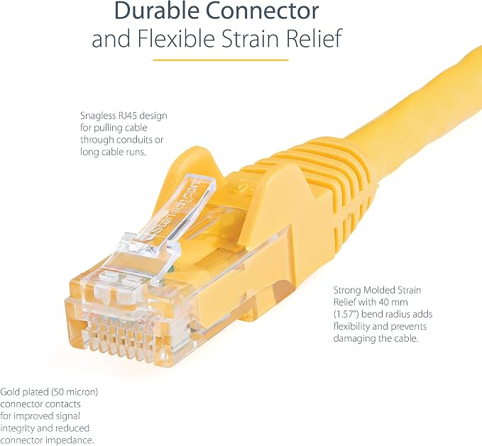 StarTech 25ft CAT6 Ethernet Cable - Image 3