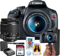 Canon EOS Rebel T7 DSLR Camera Bundle w/Canon EF-S 18-55mm f/3.5-5.6 is II Lens by Amazon+Renewed