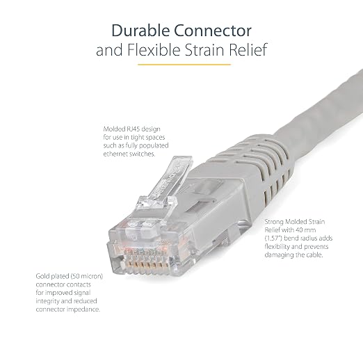 StarTech 25ft CAT6 Ethernet Cable - Image 3