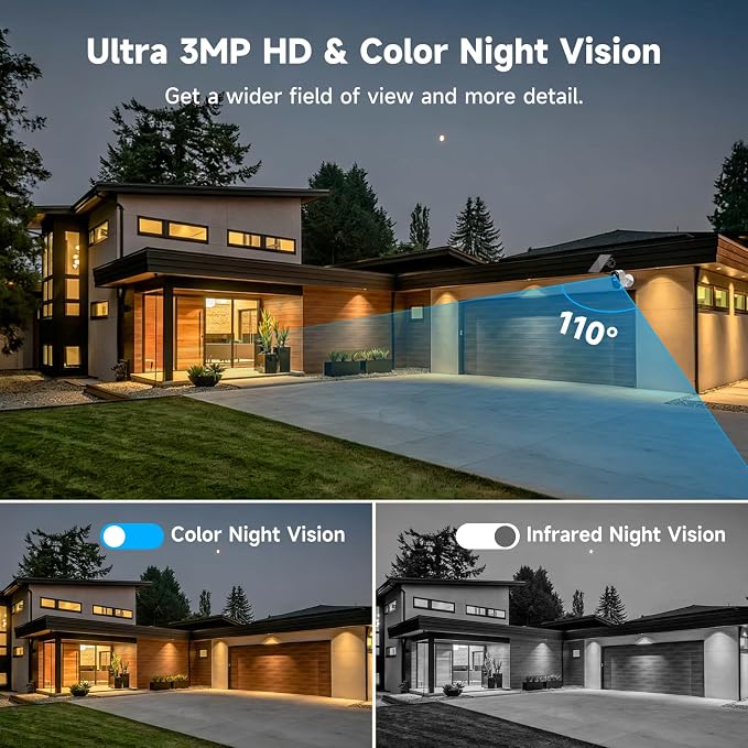 2K Security Camera Wireless Outdoor, Free Cloud Storage, 2.4G/5Ghz WiFi - Image 6