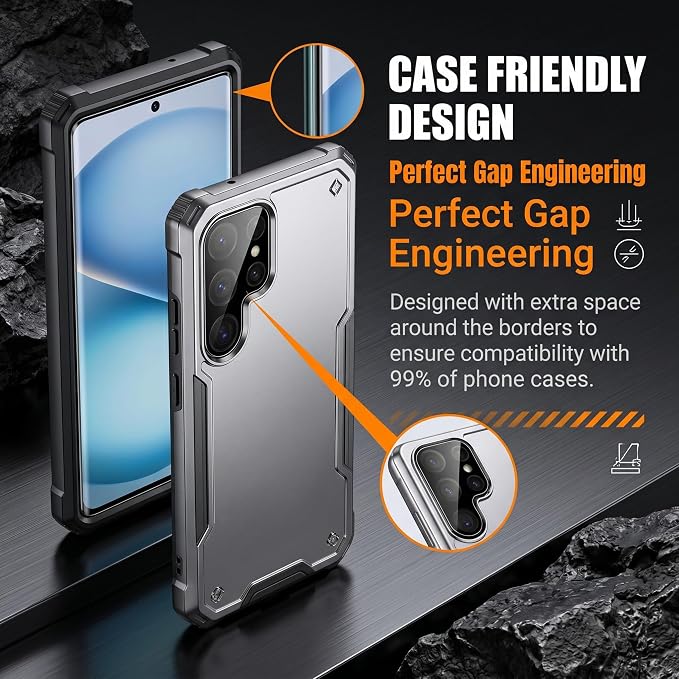 2 Pack for Galaxy S22 Ultra Privacy Screen Protector, 2 Pack Camera Protector - Image 6