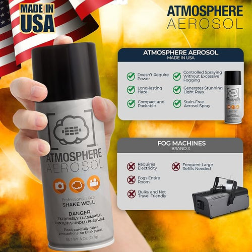 2 Pack Atmosphere Aerosol Haze/Fog Spray - Image 2