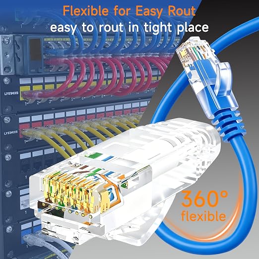 Cat6 Ethernet Patch Cable 10 ft, Cat6 Patch Cable - Image 3