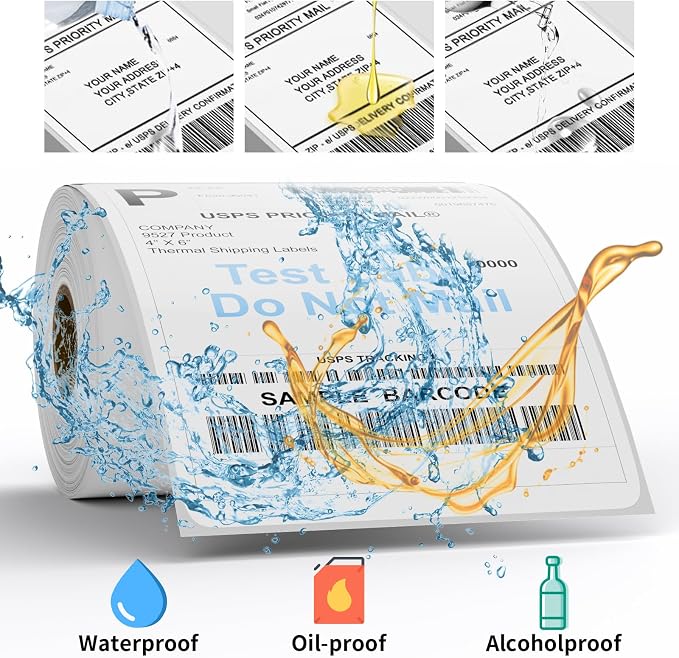 9527 Product 4x6 Blank Direct Thermal Shipping Labels - Image 9
