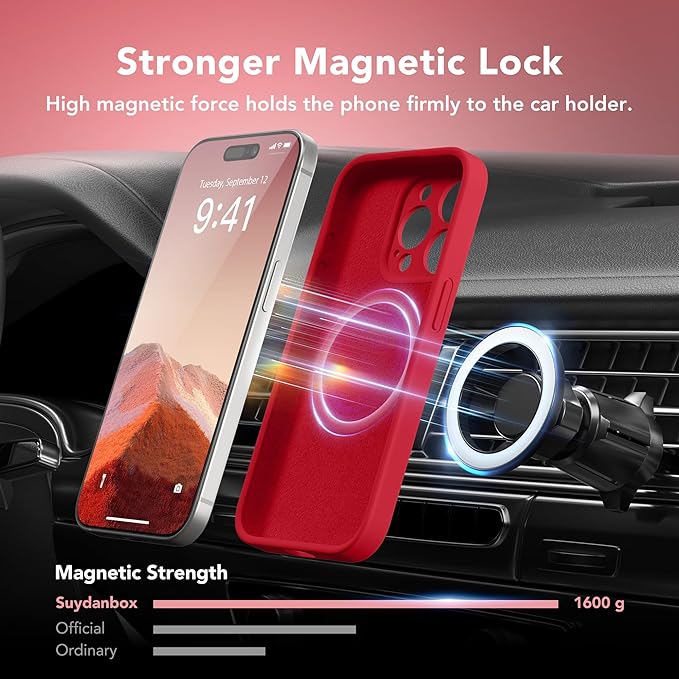 Magnetic for iPhone 15 Pro Case, Compatible - Image 3