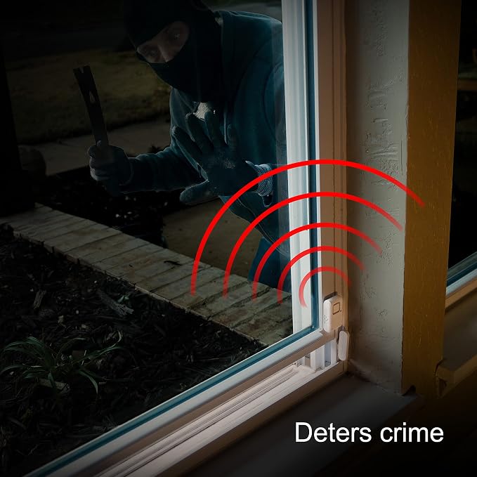 UltraPro Personal Security Window and Door Alarm, 12 Pack, DIY Protection - Image 6