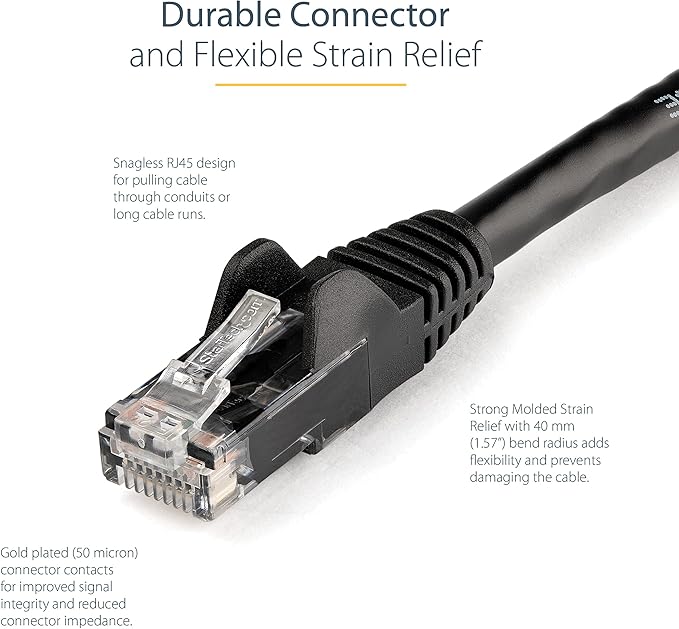 StarTech 25ft CAT6 Ethernet Cable - Image 3