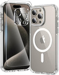toushion 3 in 1 for iPhone 15 Pro Case Clear by Unknown