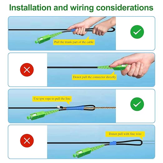200 Meters Low Friction Outdoor Armored SC/APC to SC/APC Fiber Optic Internet - Image 6